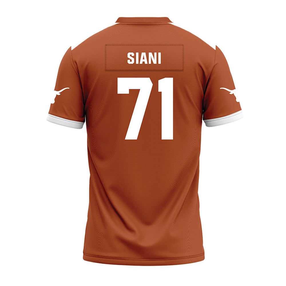 Texas - NCAA Football : Melvin Siani - Premium Football Jersey-1