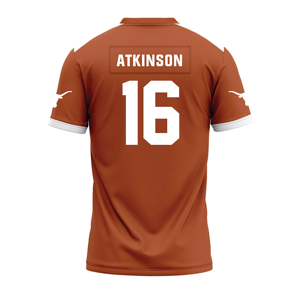 Texas - NCAA Football : Tyler Atkinson - Premium Football Jersey-1