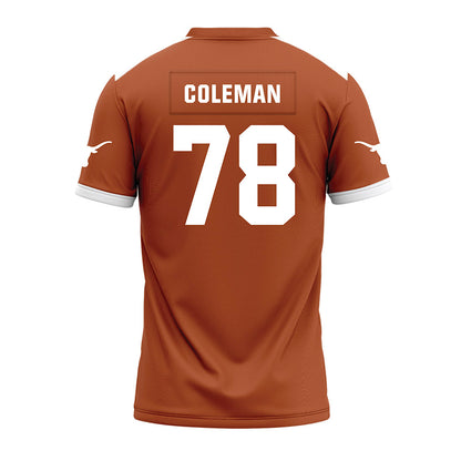 Texas - NCAA Football : Jordan Coleman - Premium Football Jersey-1