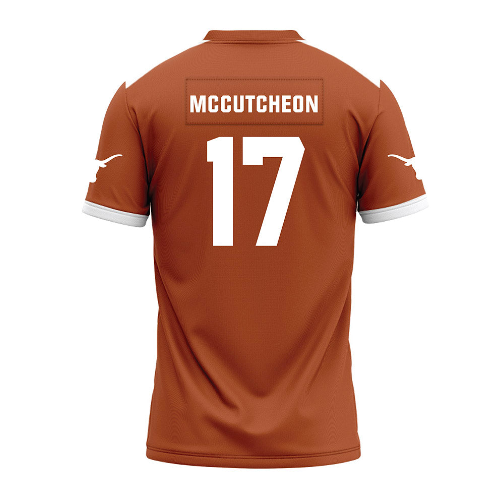 Texas - NCAA Football : Daylan Mccutcheon - Premium Football Jersey-1