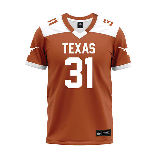 Texas - NCAA Football : James Simon - Premium Football Jersey-0