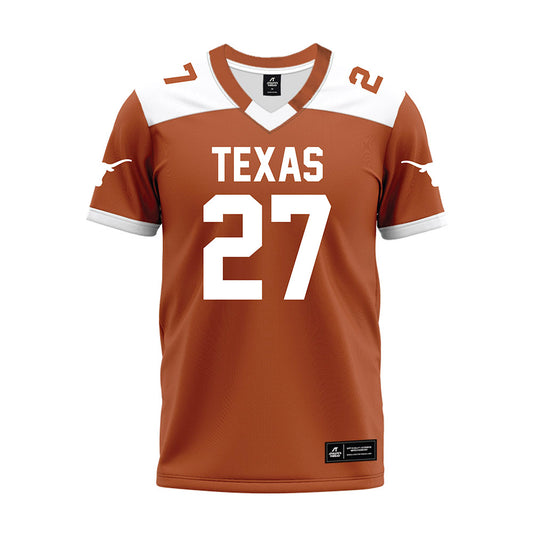 Texas - NCAA Football : Wardell Mack - Premium Football Jersey-0