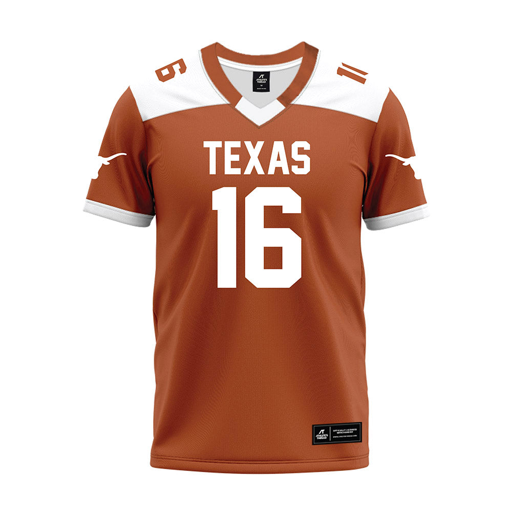 Texas - NCAA Football : Tyler Atkinson - Premium Football Jersey-0