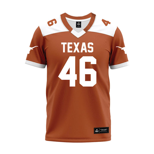 Texas - NCAA Football : Spencer Barnett - Premium Football Jersey-0
