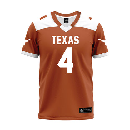 Texas - NCAA Football : Jermaine Bishop Jr - Premium Football Jersey-0