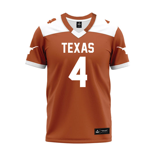 Texas - NCAA Football : Jermaine Bishop Jr - Premium Football Jersey-0