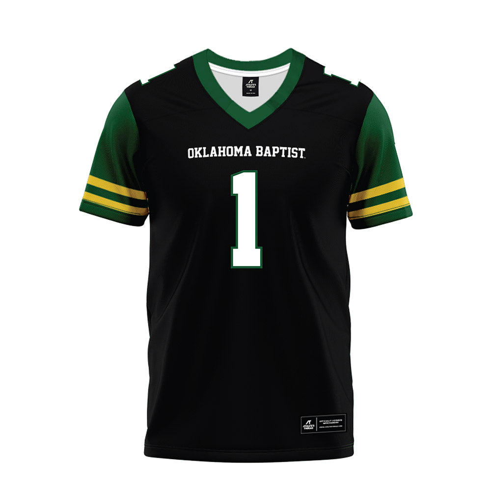 OKBU - NCAA Football : Charles Whitebear - Premium Football Jersey-0