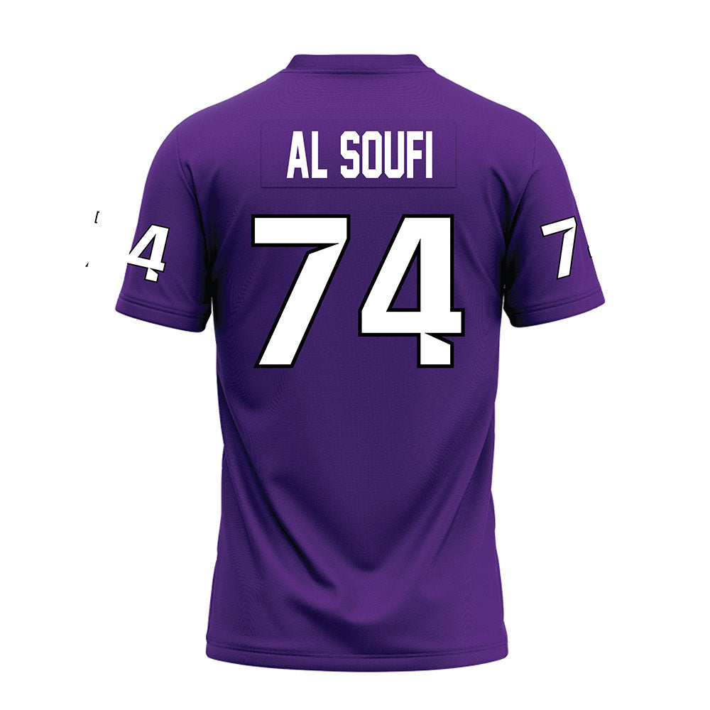 Tarleton State - NCAA Football : Kariem Al Soufi - Purple Premium Football Jersey