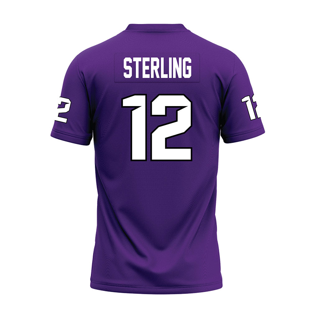 Tarleton State - NCAA Football : Devin Sterling - Purple Premium Football Jersey