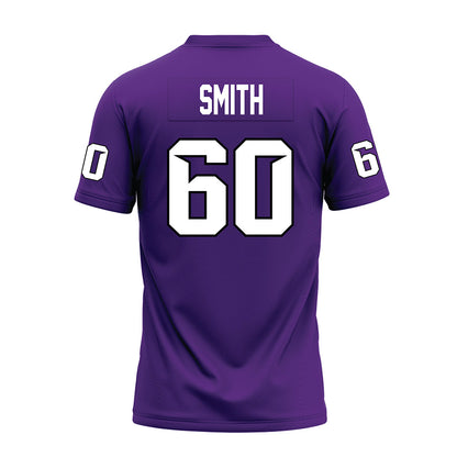 Tarleton State - NCAA Football : Hunter Smith - Purple Premium Football Jersey-1