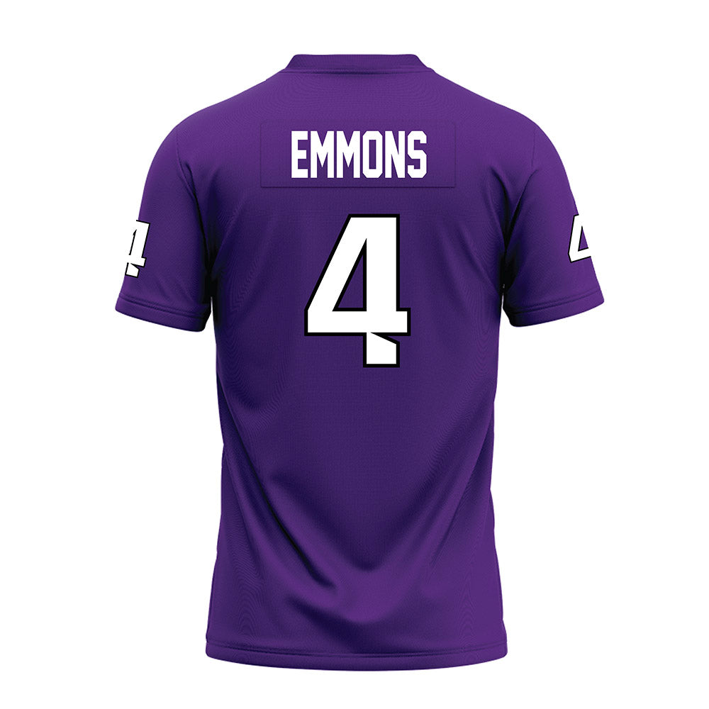 Tarleton State - NCAA Football : Omar Emmons - Purple Premium Football Jersey-1