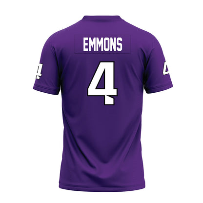 Tarleton State - NCAA Football : Omar Emmons - Purple Premium Football Jersey-1