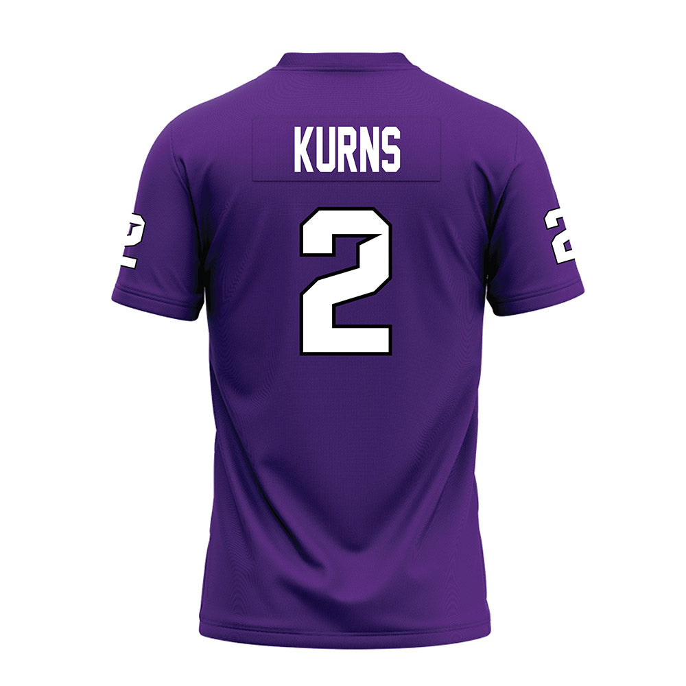 Tarleton State - NCAA Football : Kasyus Kurns - Purple Premium Football Jersey