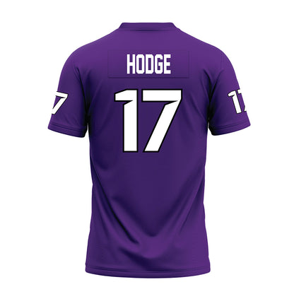 Tarleton State - NCAA Football : Michael Hodge - Purple Premium Football Jersey-1