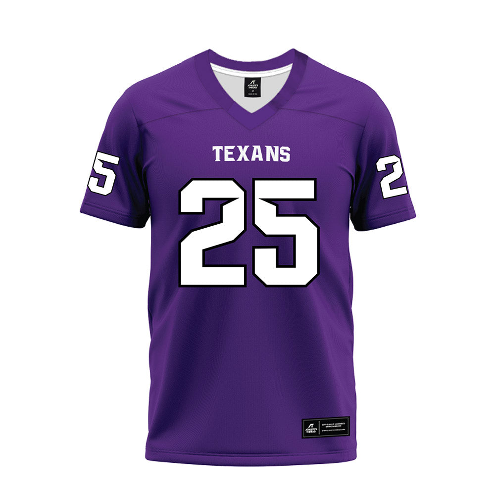 Tarleton State - NCAA Football : Steve Albert - Purple Premium Football Jersey