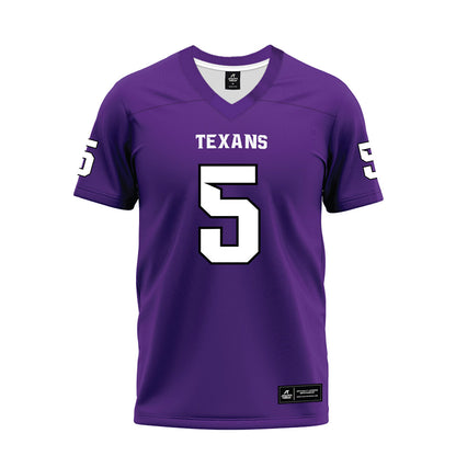Tarleton State - NCAA Football : Dabari Hawkins - Purple Premium Football Jersey-0