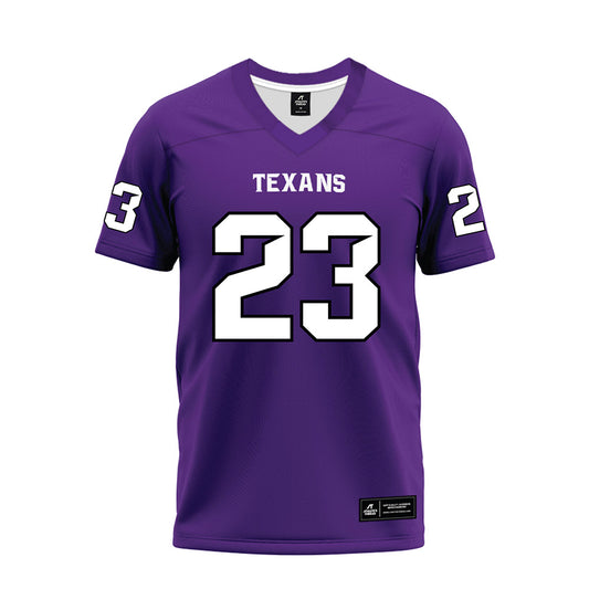 Tarleton State - NCAA Football : Adrian Sargent Jr - Purple Premium Football Jersey