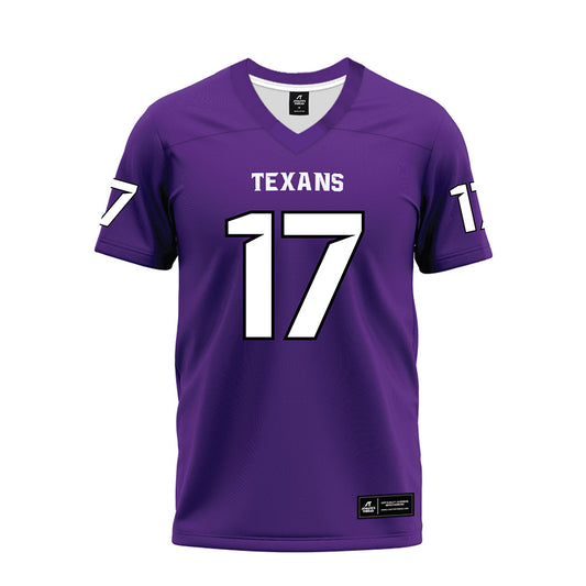 Tarleton State - NCAA Football : Michael Hodge - Purple Premium Football Jersey-0