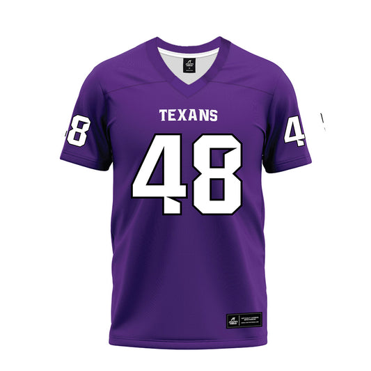 Tarleton State - NCAA Football : Reese Woerner - Purple Premium Football Jersey-0