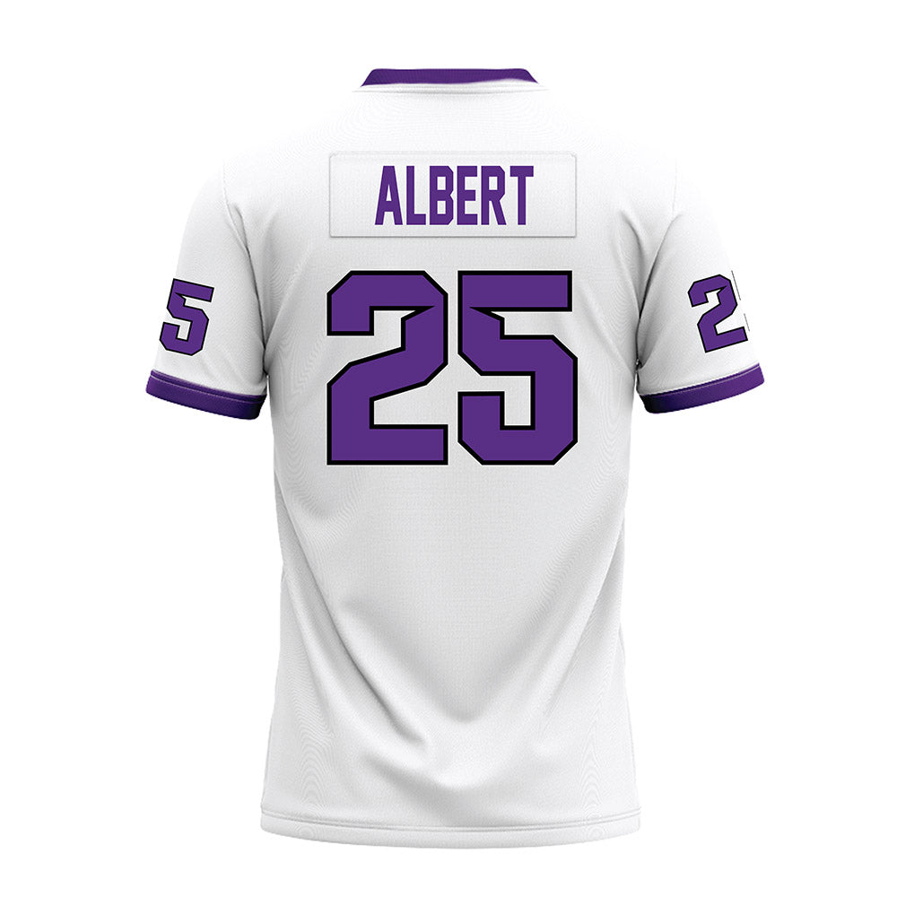 Tarleton State - NCAA Football : Steve Albert - White Premium Football Jersey
