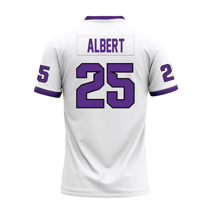 Tarleton State - NCAA Football : Steve Albert - White Premium Football Jersey