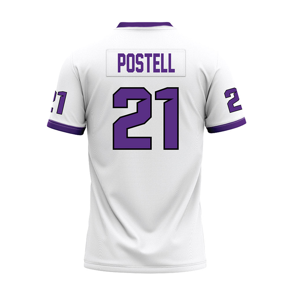 Tarleton State - NCAA Football : Jeremiah Postell - White Premium Football Jersey-1