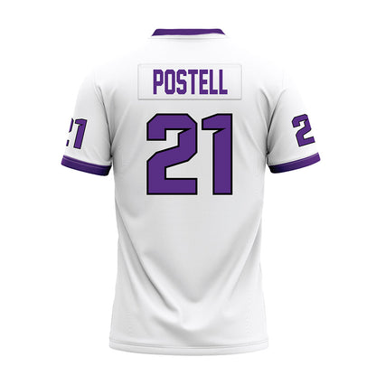 Tarleton State - NCAA Football : Jeremiah Postell - White Premium Football Jersey-1