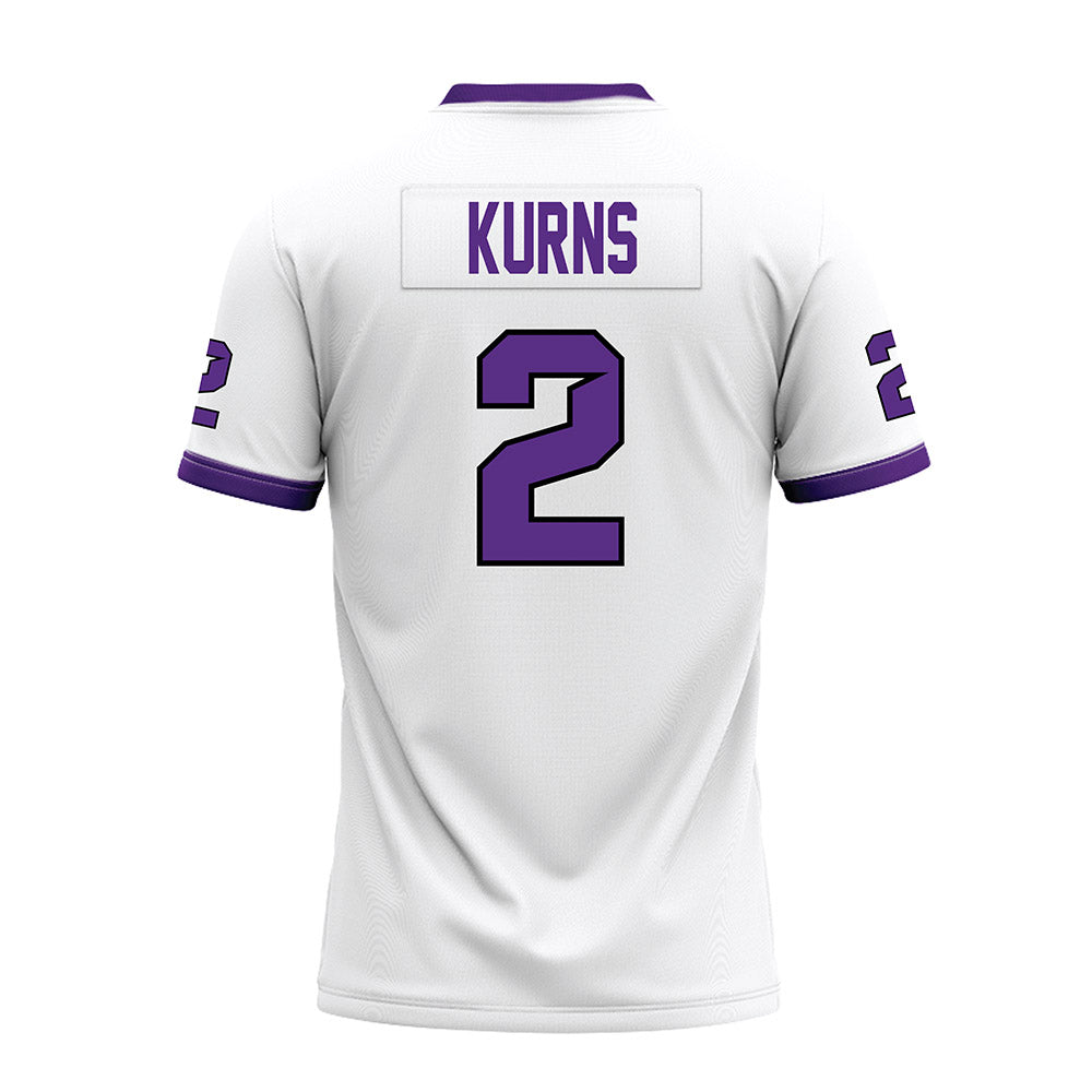 Tarleton State - NCAA Football : Kasyus Kurns - White Premium Football Jersey