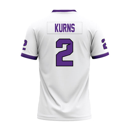 Tarleton State - NCAA Football : Kasyus Kurns - White Premium Football Jersey
