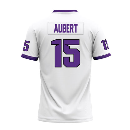 Tarleton State - NCAA Football : Jadan Aubert - White Premium Football Jersey-1