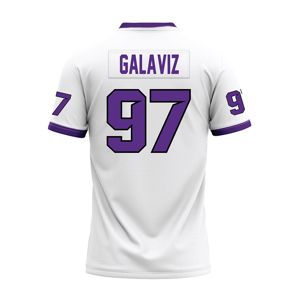 Tarleton State - NCAA Football : Gianni Galaviz - White Premium Football Jersey