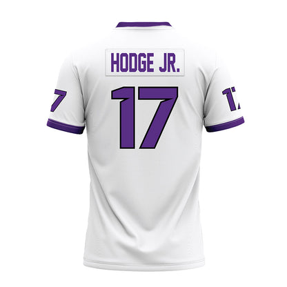 Tarleton State - NCAA Football : Michael Hodge Jr. - White Premium Football Jersey-1