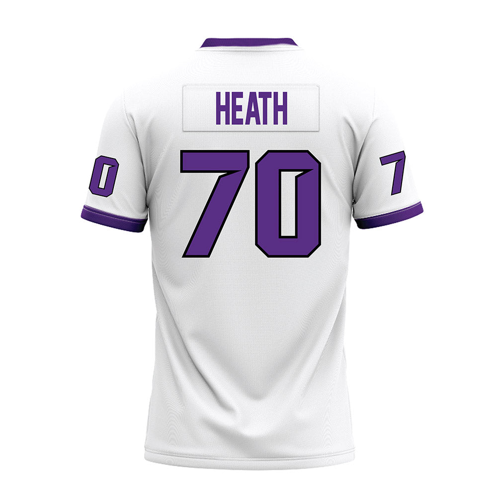 Tarleton State - NCAA Football : Antonio Heath - White Premium Football Jersey-1