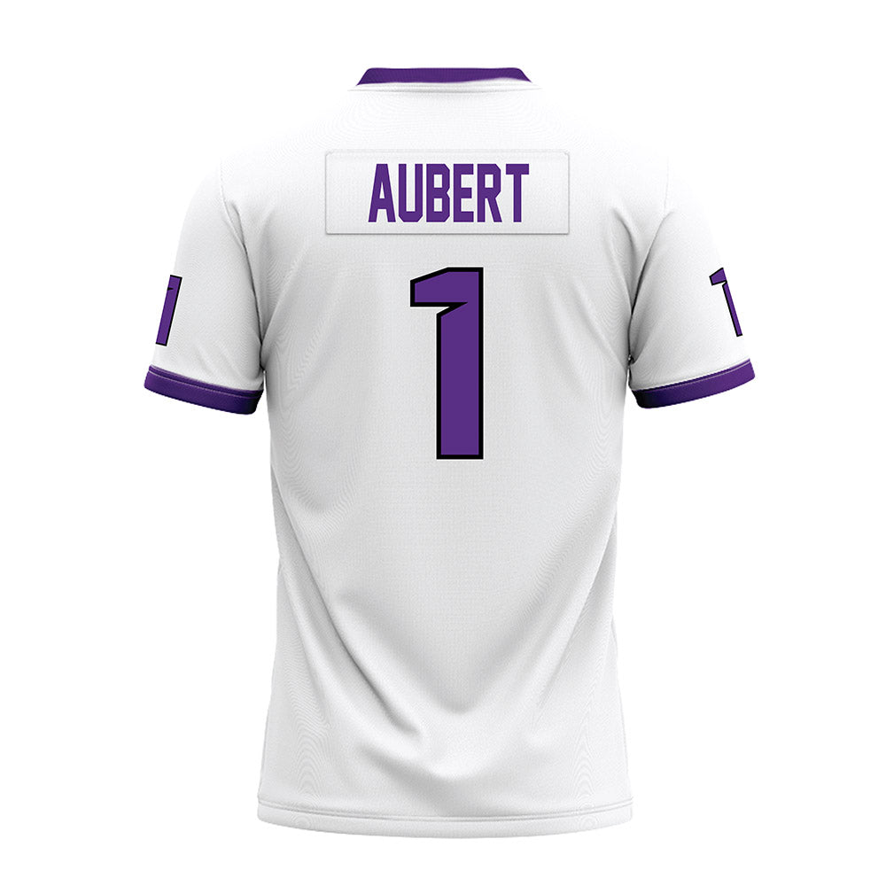 Tarleton State - NCAA Football : Jadan Aubert - White Premium Football Jersey-1