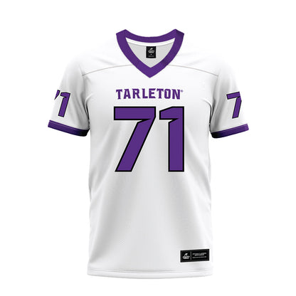 Tarleton State - NCAA Football : Connor Beeman - White Premium Football Jersey