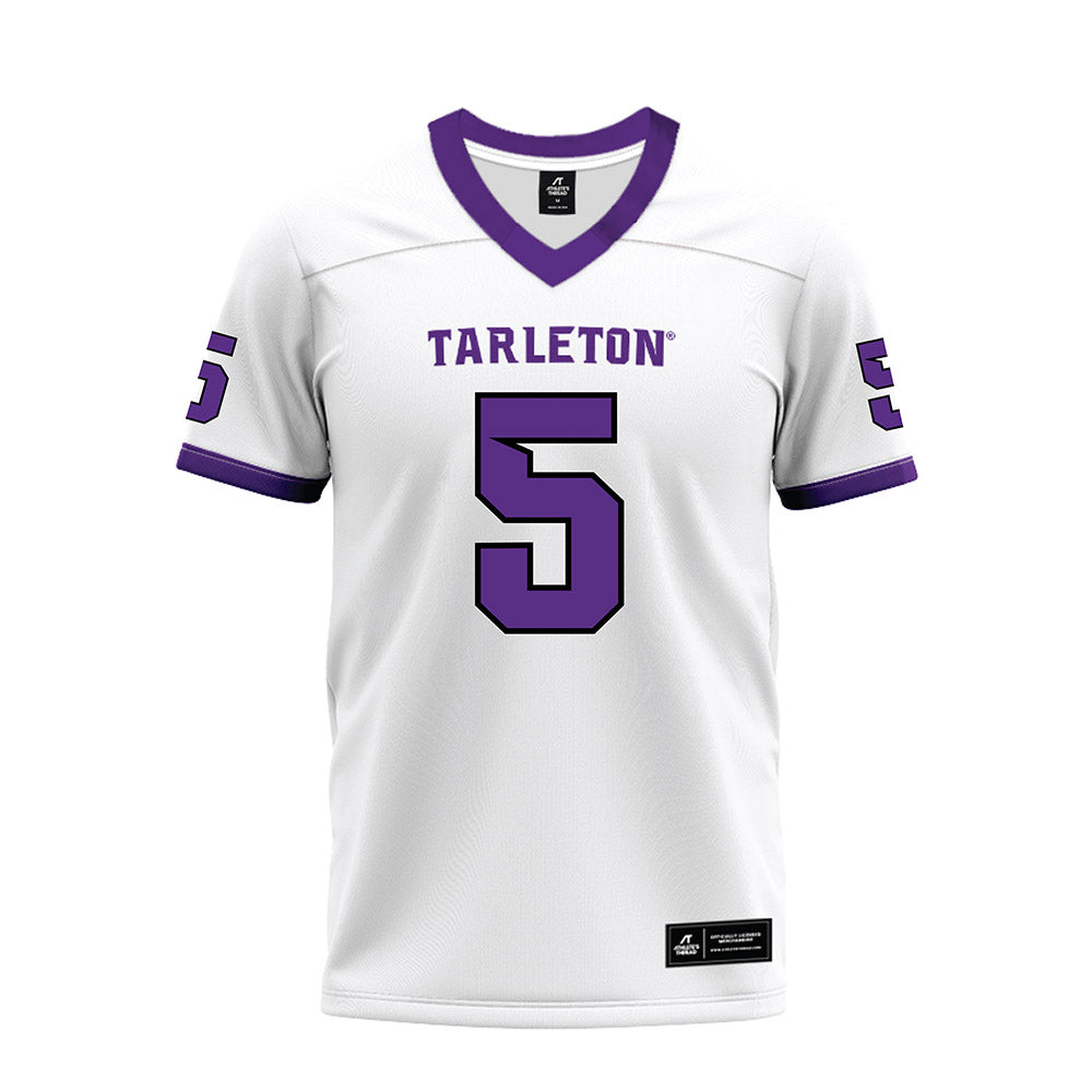 Tarleton State - NCAA Football : Keylan Johnson - White Premium Football Jersey