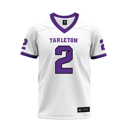 Tarleton State - NCAA Football : Cody Jackson - White Premium Football Jersey