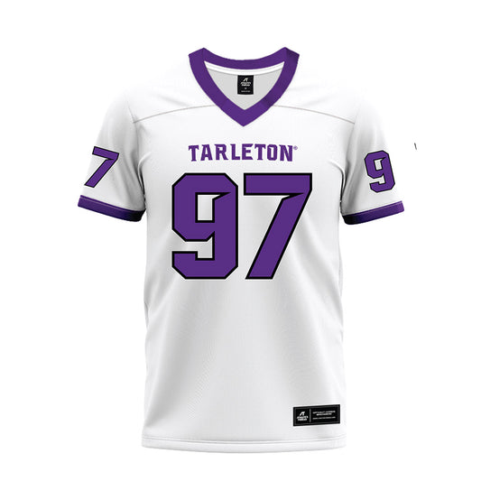 Tarleton State - NCAA Football : Gianni Galaviz - White Premium Football Jersey