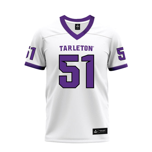 Tarleton State - NCAA Football : Dillon Brooks - White Premium Football Jersey