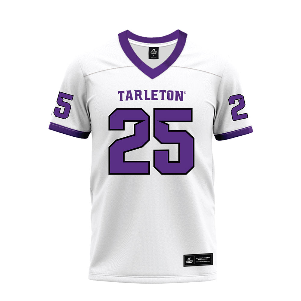 Tarleton State - NCAA Football : Steve Albert - White Premium Football Jersey