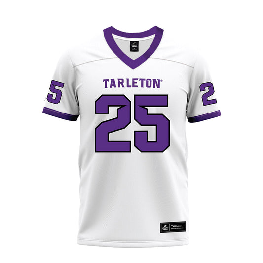 Tarleton State - NCAA Football : Steve Albert - White Premium Football Jersey