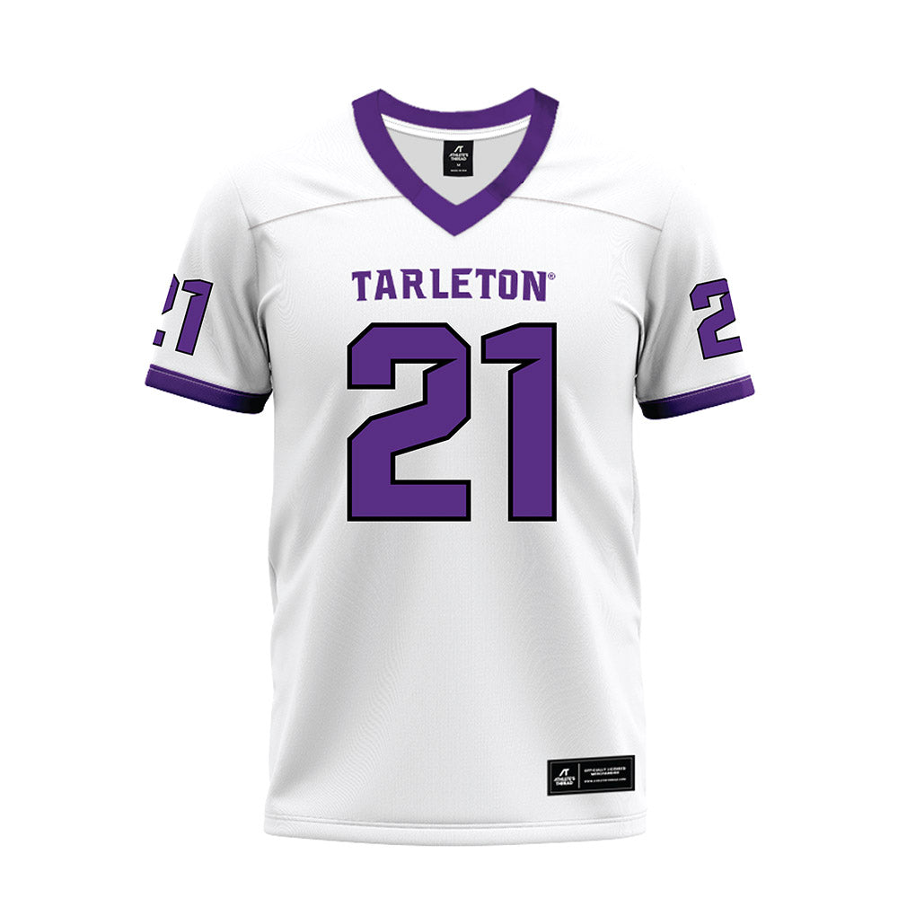 Tarleton State - NCAA Football : Jeremiah Postell - White Premium Football Jersey-0