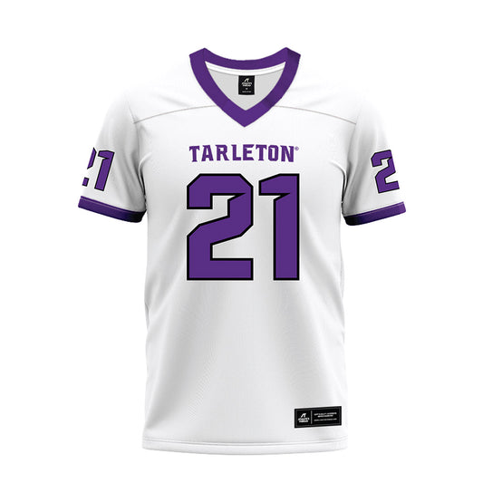 Tarleton State - NCAA Football : Jeremiah Postell - White Premium Football Jersey-0