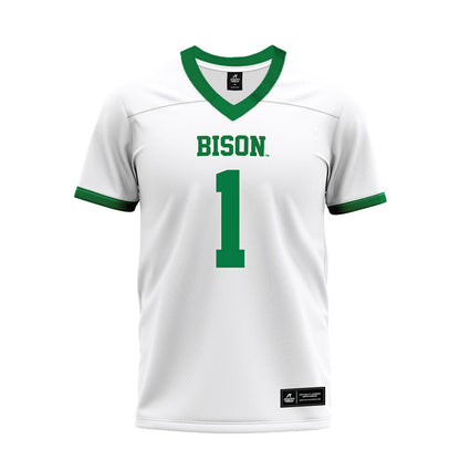 OKBU - NCAA Football : Charles Whitebear - Premium Football Jersey-0