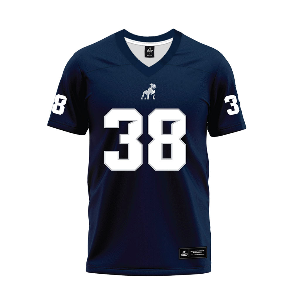Samford - NCAA Football : Michael Roberson - Navy Premium Football Jersey-0