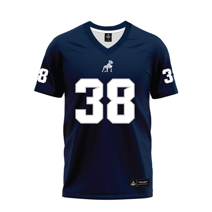 Samford - NCAA Football : Michael Roberson - Navy Premium Football Jersey-0