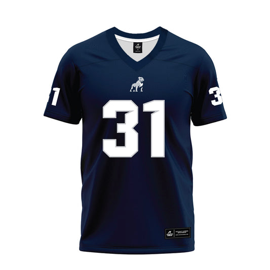 Samford - NCAA Football : Maddox McKim - Navy Premium Football Jersey-0