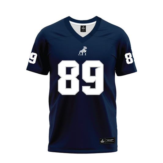 Samford - NCAA Football : Landon Beck - Navy Premium Football Jersey-0