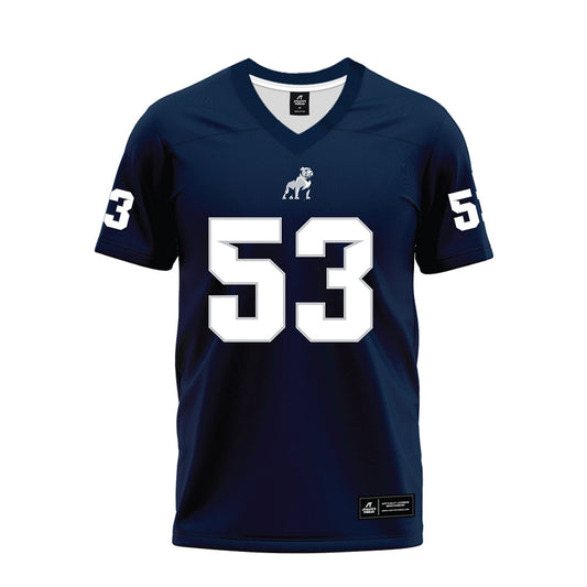 Samford - NCAA Football : Kaden McKeown - Navy Premium Football Jersey-0