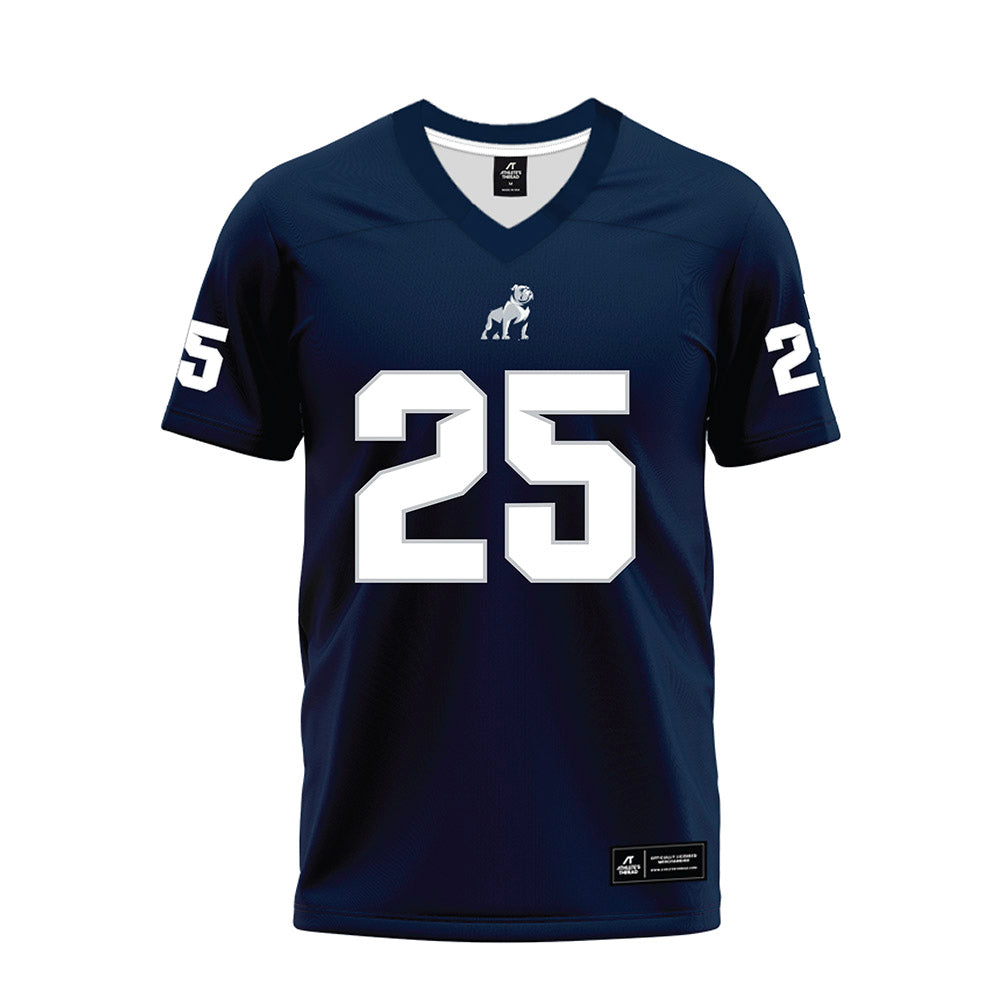 Samford - NCAA Football : Jadon Loving - Navy Premium Football Jersey-0